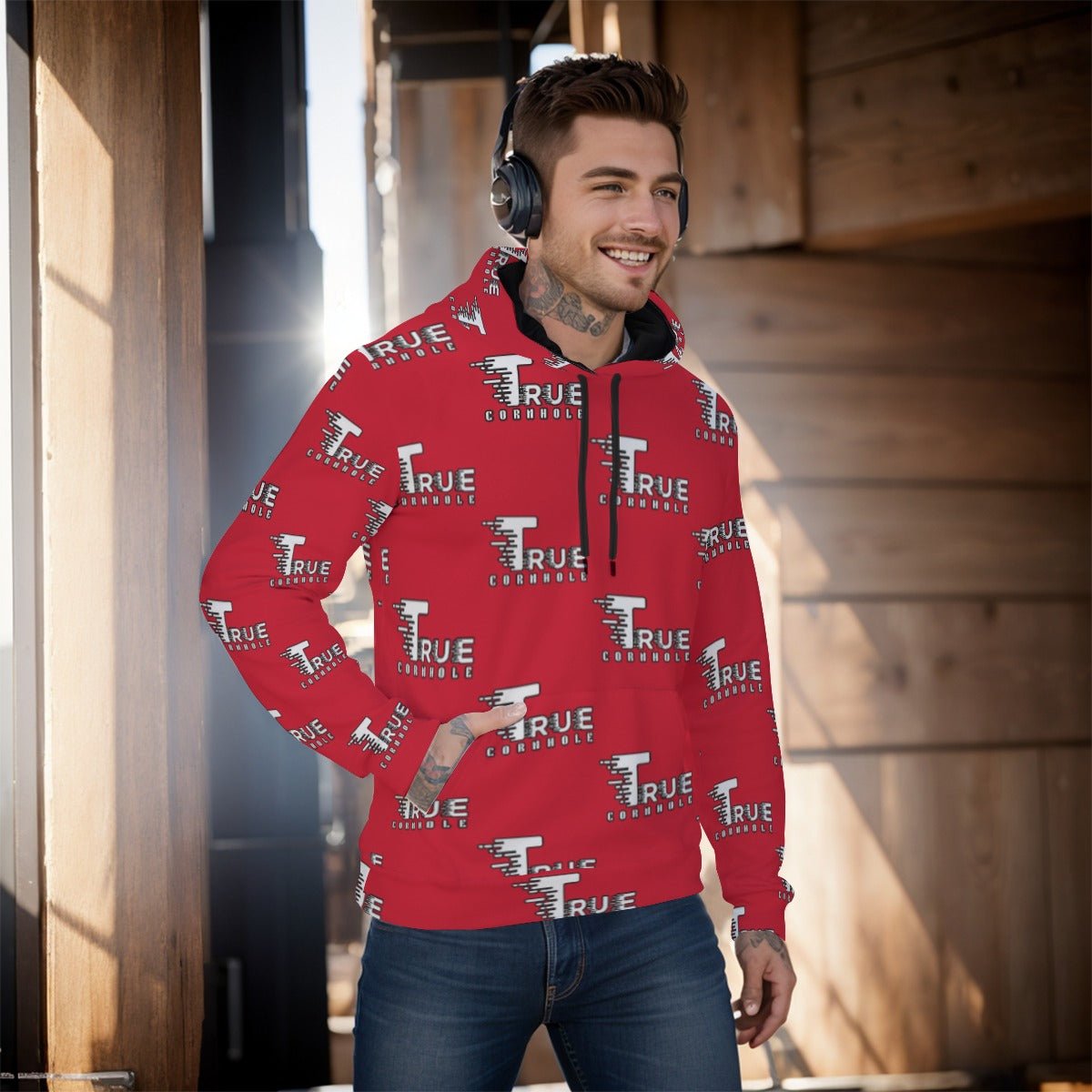 All-Over Print Men's Pullover Hoodie