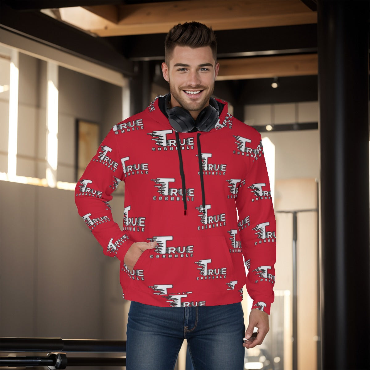 All-Over Print Men's Pullover Hoodie