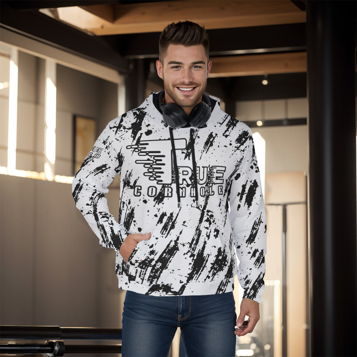 All-Over Print Men's Pullover Hoodie