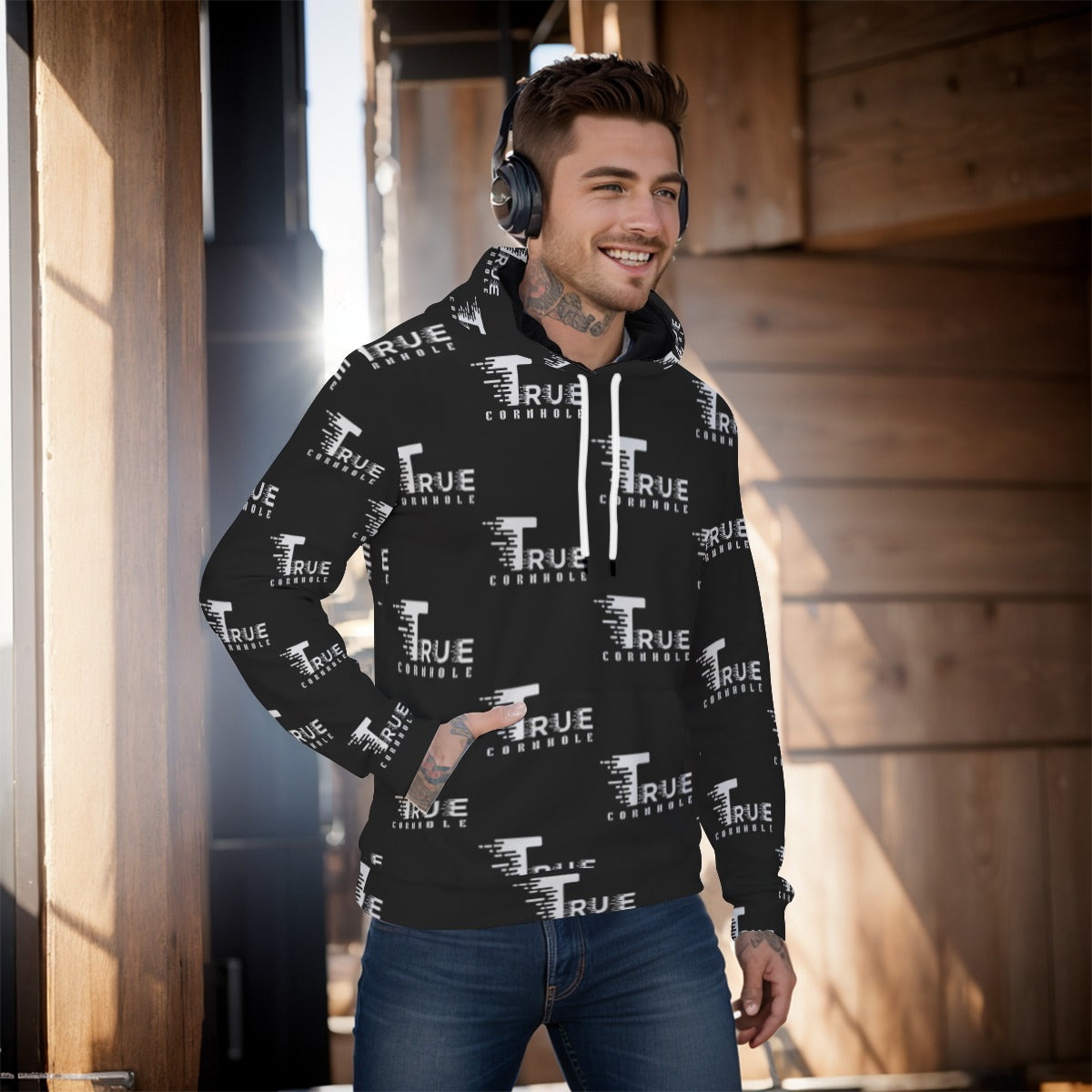 All-Over Print Men's Pullover Hoodie