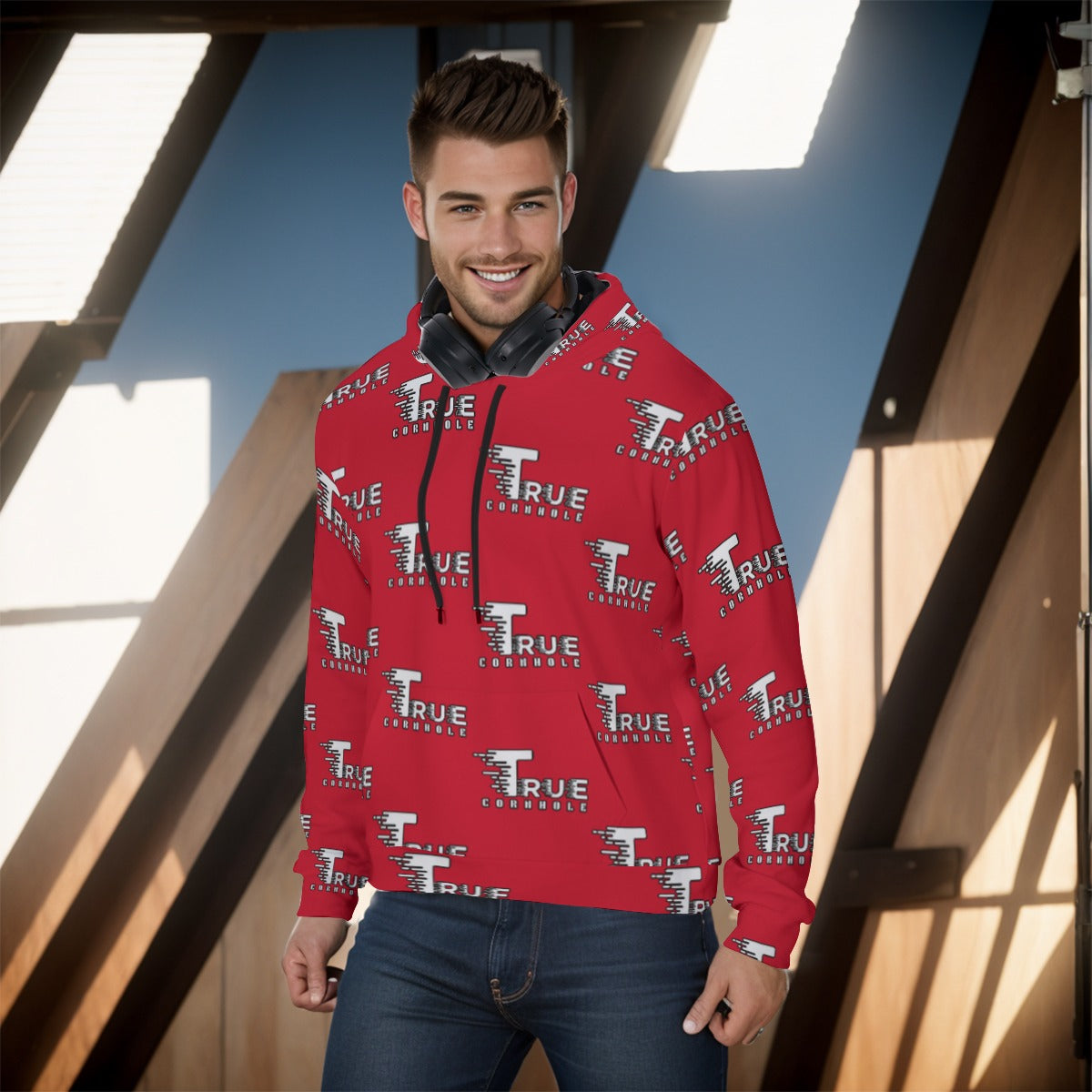 All-Over Print Men's Pullover Hoodie