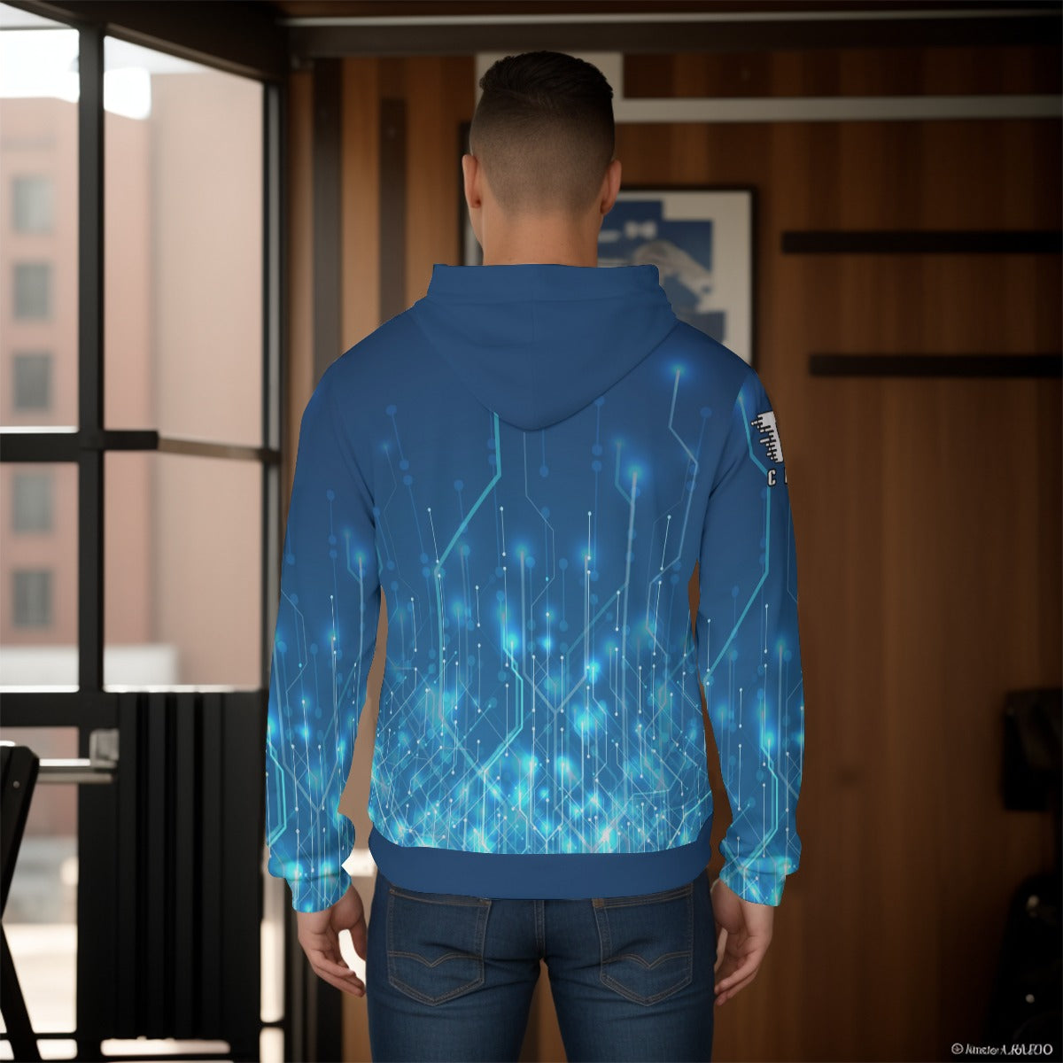 All-Over Print Men's Pullover Hoodie