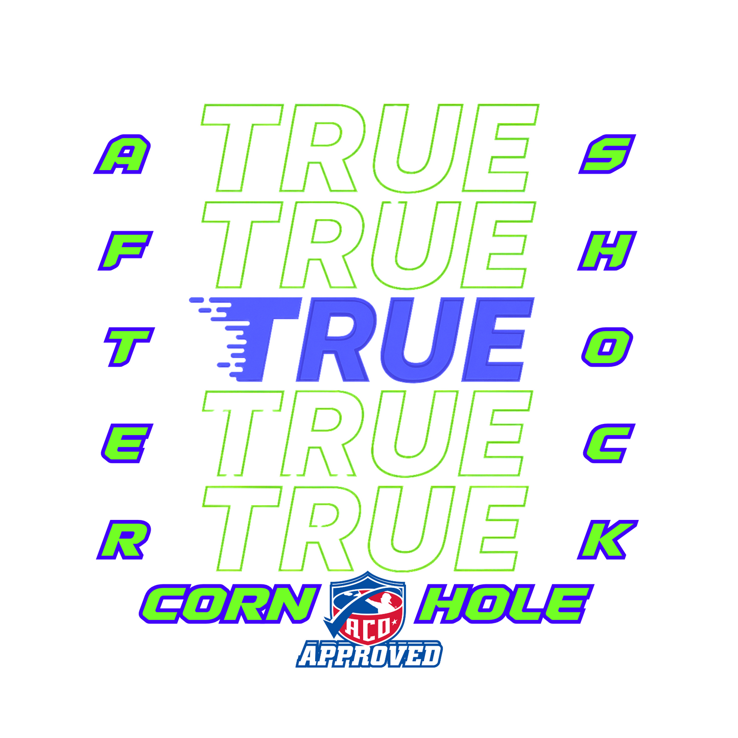 Pro ACO Cornhole bags True Cornhole AFTERSHOCK 5- 6/8 speed