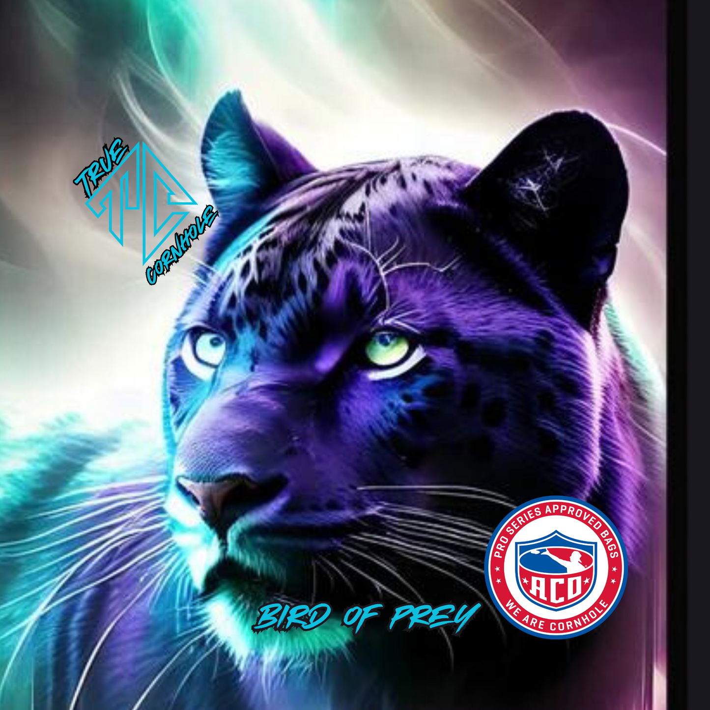 ACO APPROVED TRUE CORNHOLE 4.5/8 HYBRID CARPET BIRD OF PREY