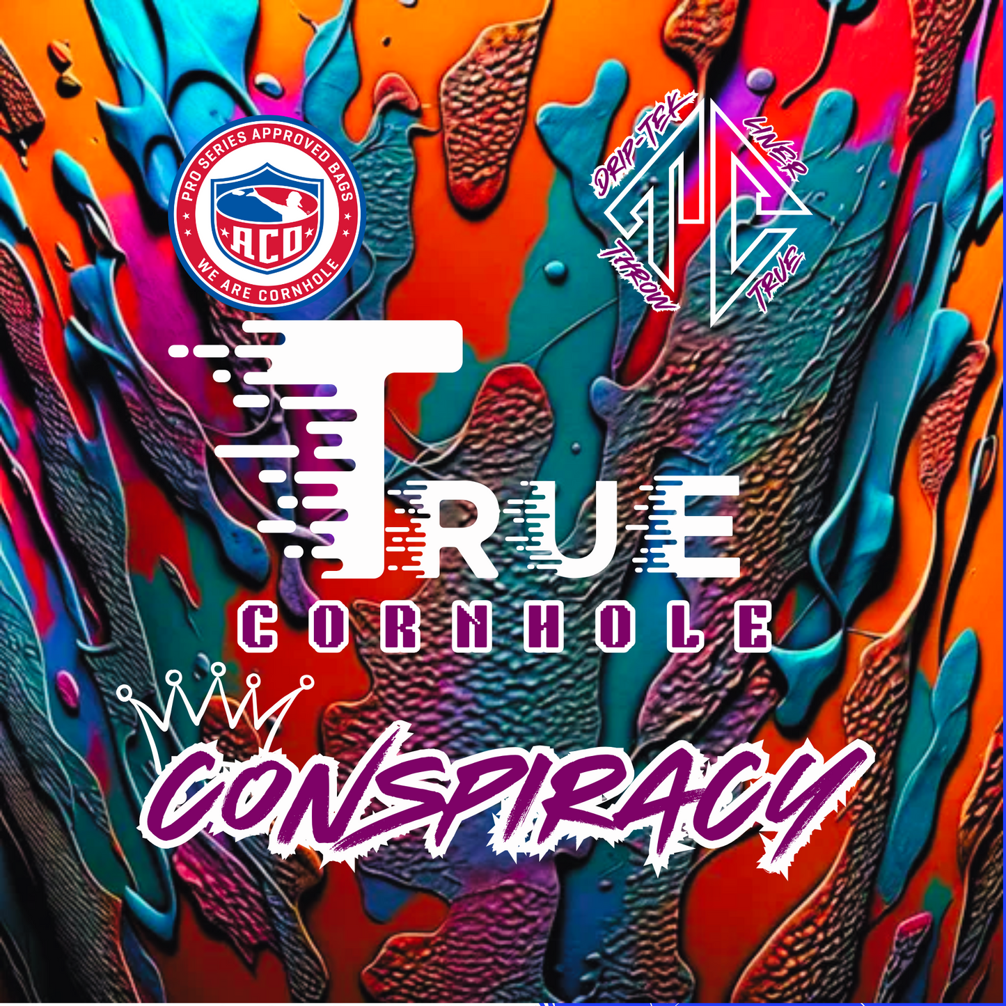TrueCornhole Conspiracy Collab with Mike's Bags 6/8 speed hybrid Carpet bag