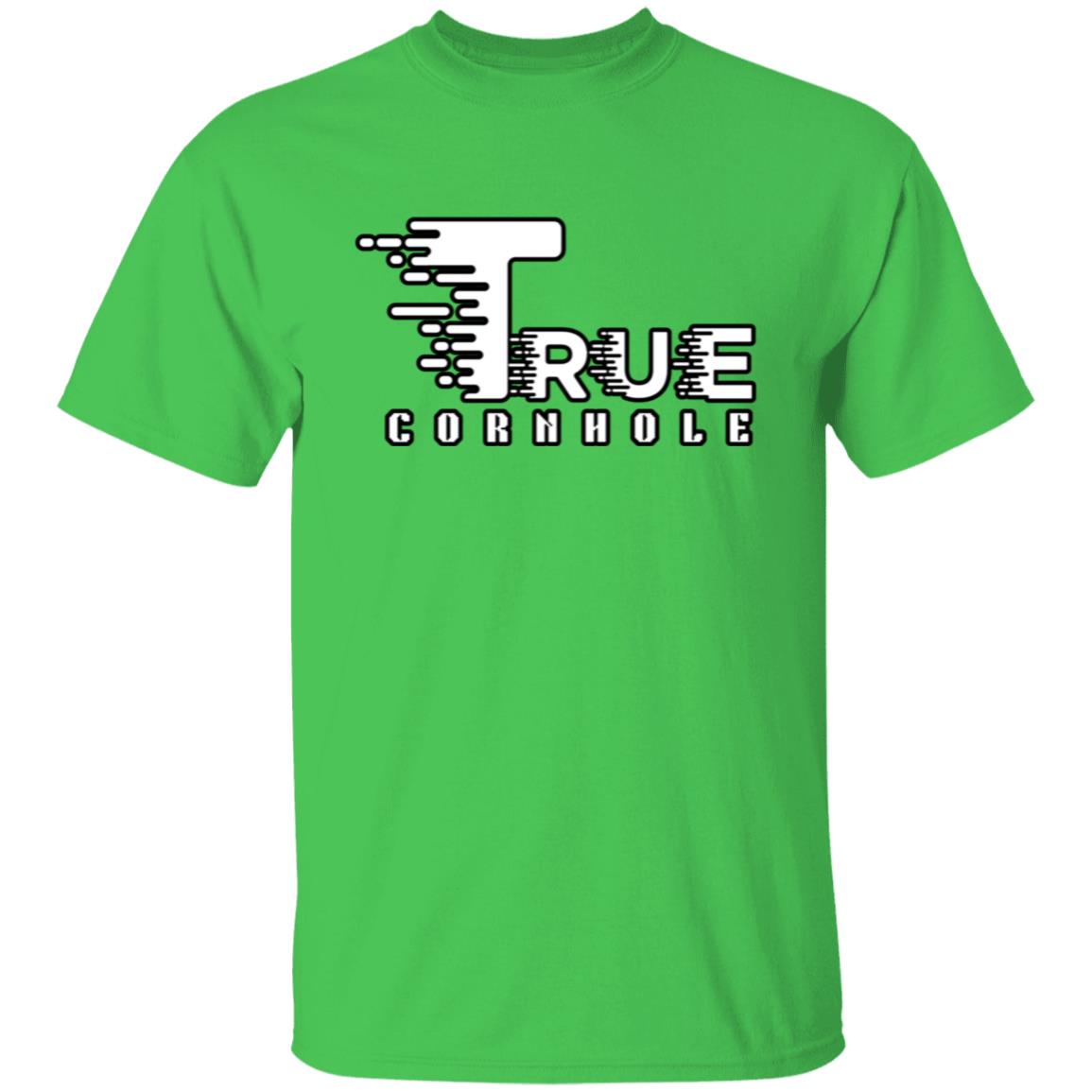 black outline truecornhole moving G500 5.3 oz. T-Shirt