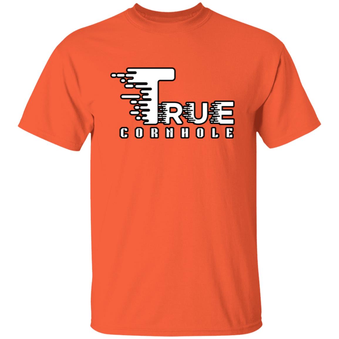 black outline truecornhole moving G500 5.3 oz. T-Shirt