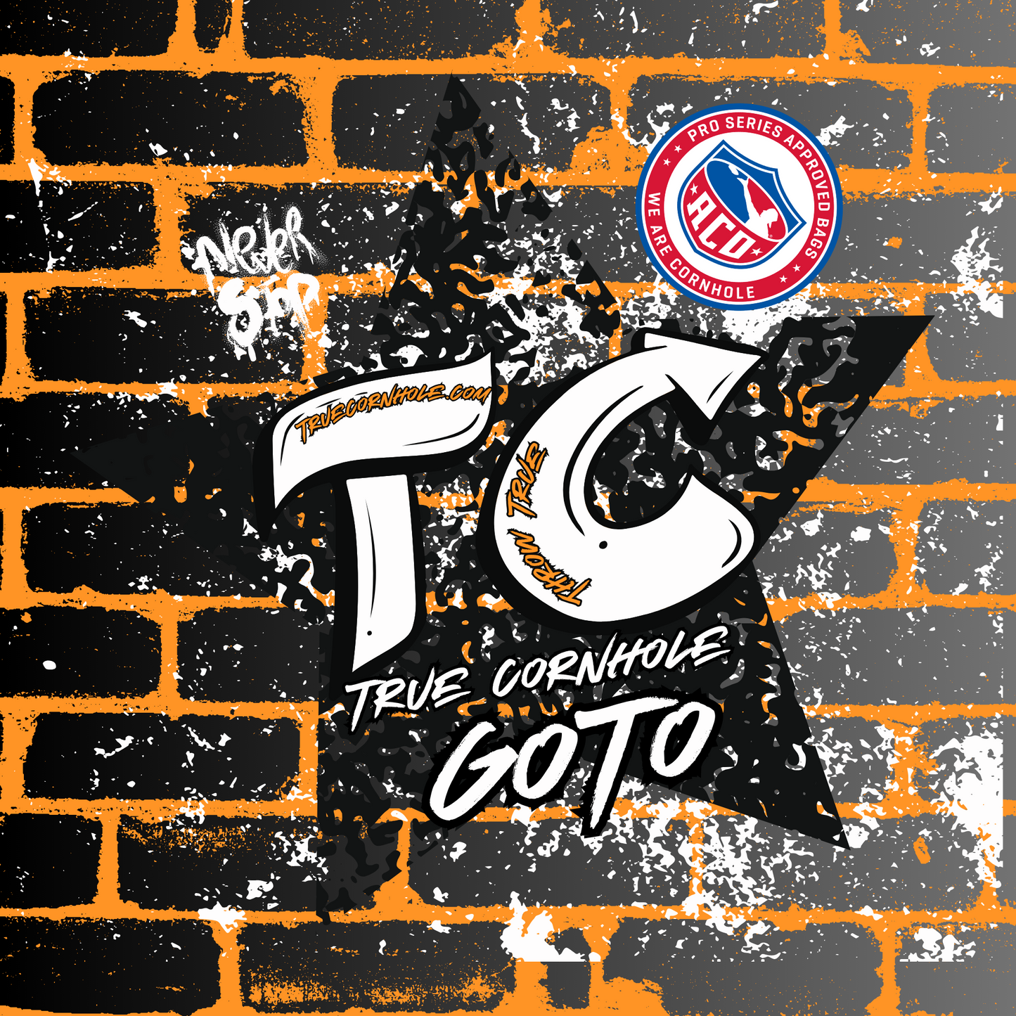 ACO Approved Professional Truecornhole Goto 5-6/9 speed herringbone carpet