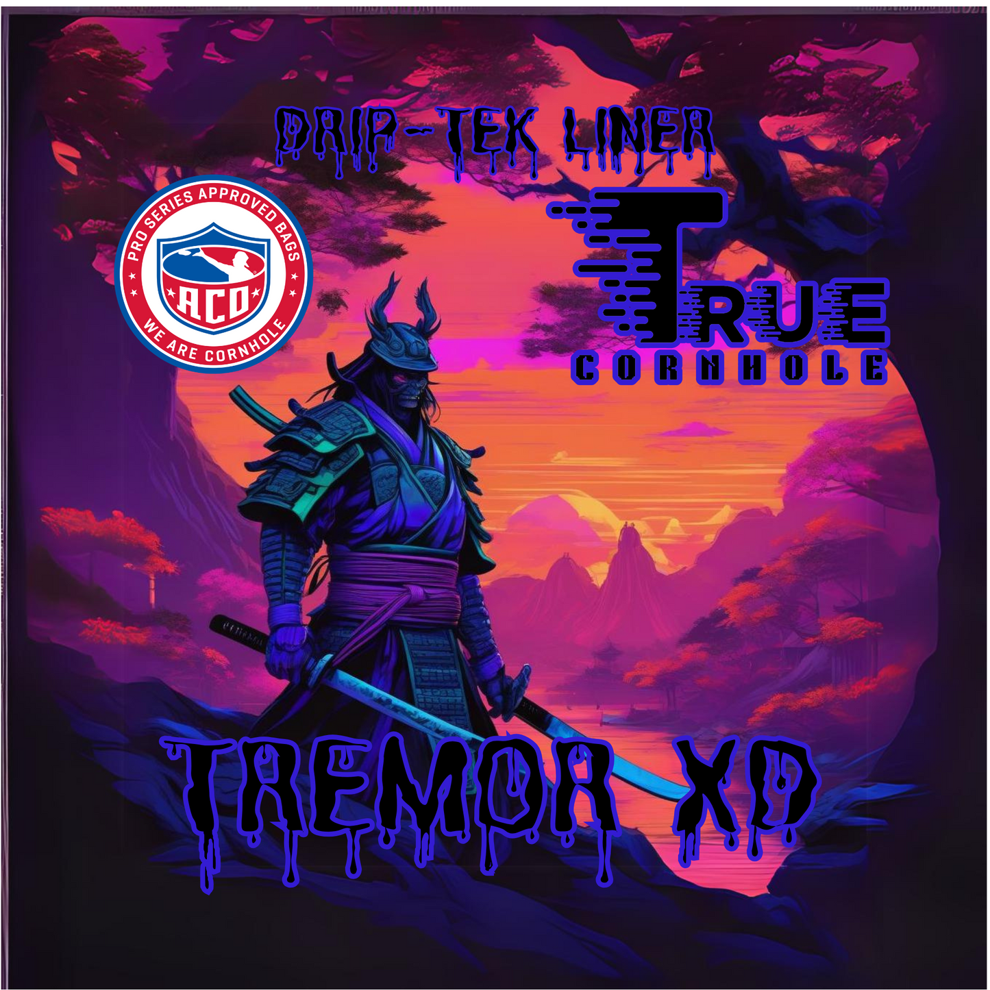 ACO Approved TrueCornhole Tremor XD 5/9 Speed Carpet Bag
