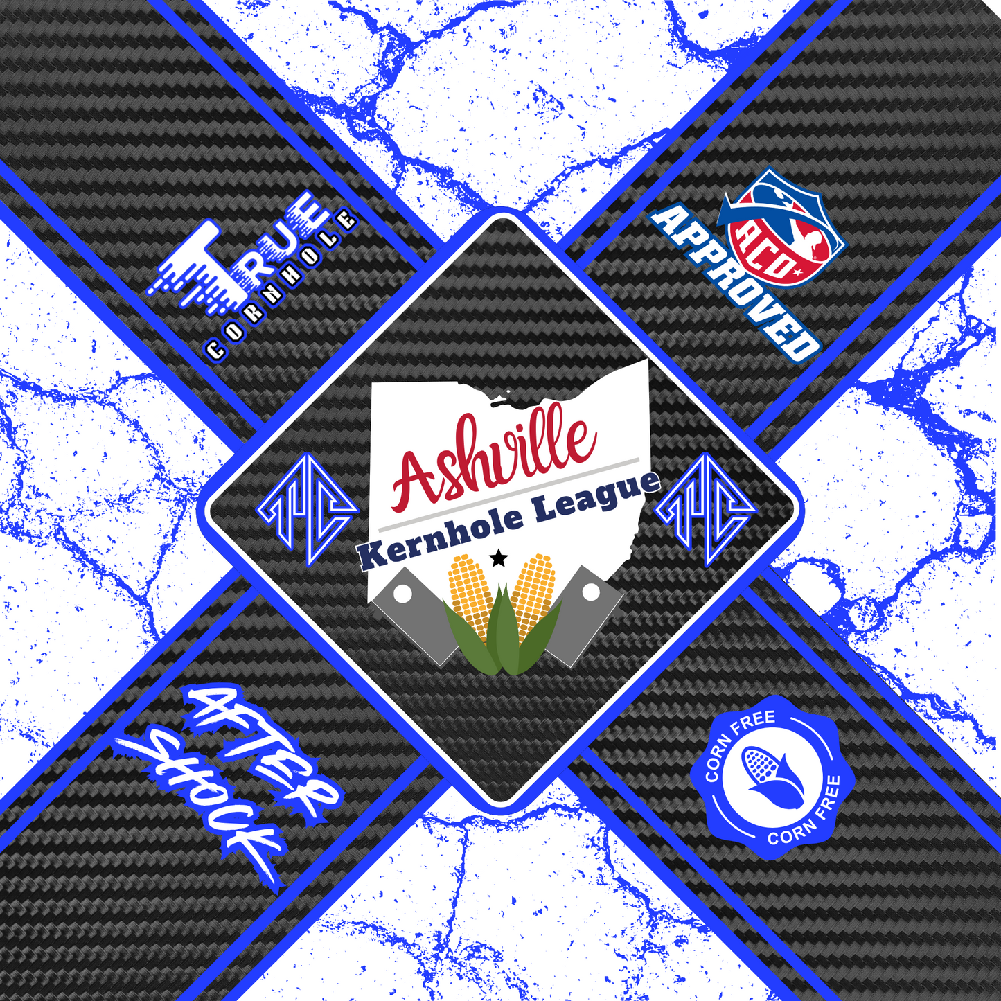 Pro ACO Cornhole bags True Cornhole AFTERSHOCK 5- 6/8 speed