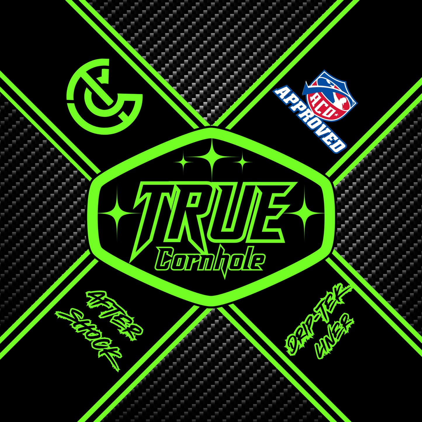 Pro ACO Cornhole bags True Cornhole AFTERSHOCK 5- 6/8 speed