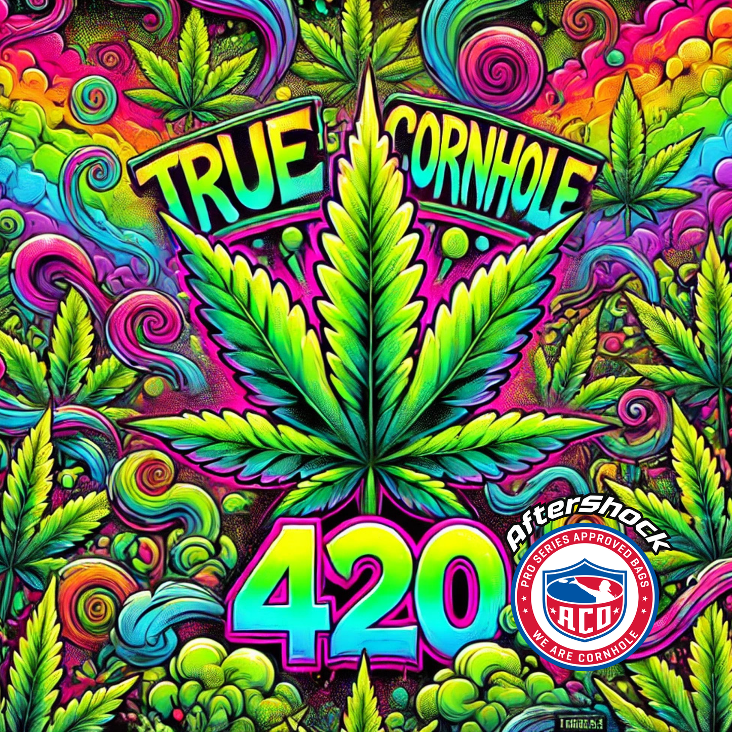 Pro ACO Cornhole bags True Cornhole AFTERSHOCK 5- 6/8 speed