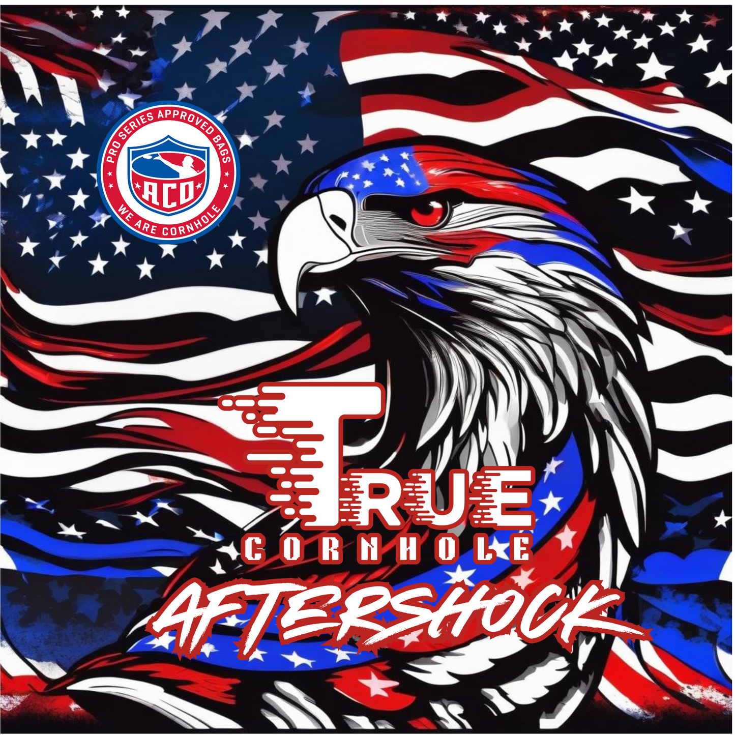 Pro ACO Cornhole bags True Cornhole AFTERSHOCK 5- 6/8 speed