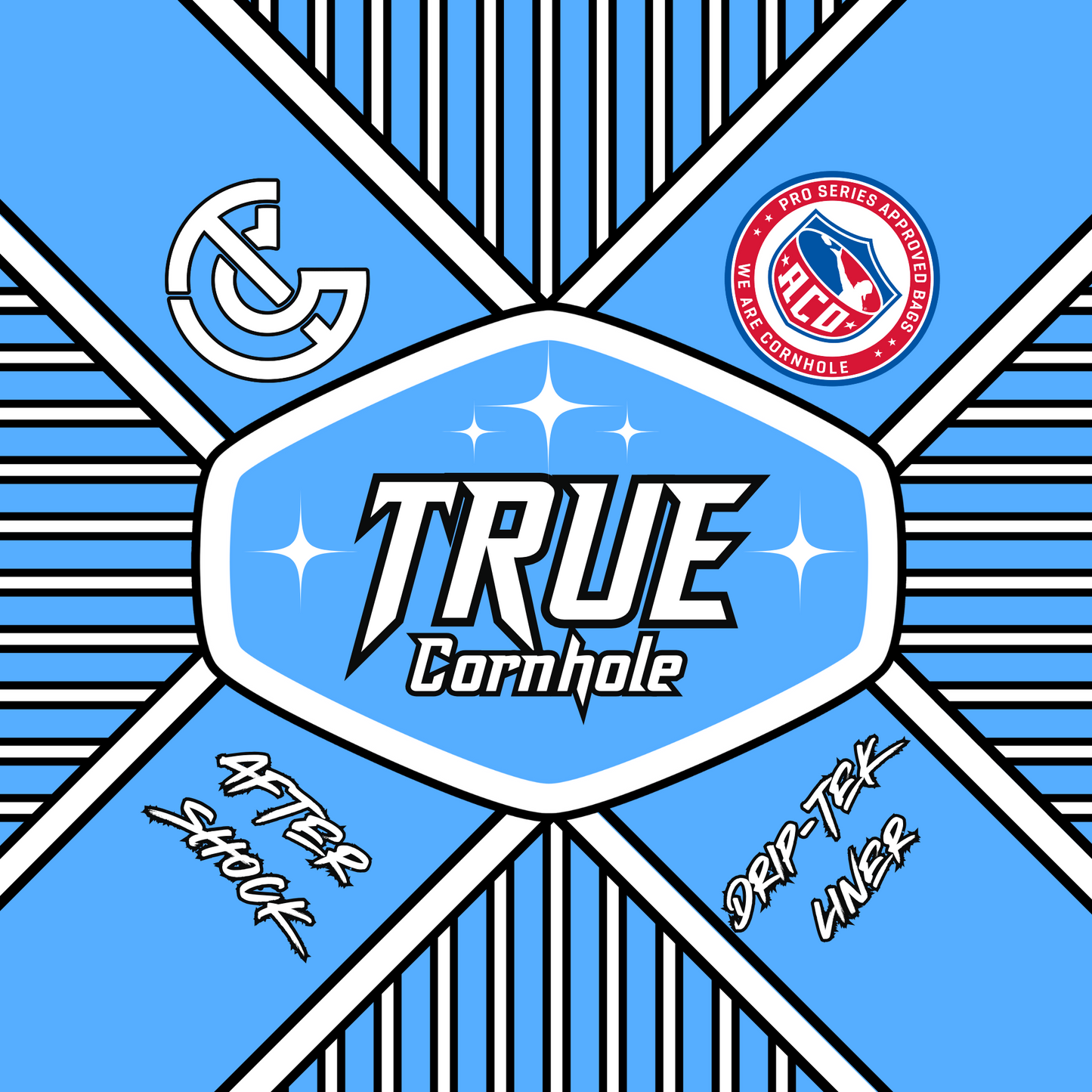 Pro ACO Cornhole bags True Cornhole AFTERSHOCK 5- 6/8 speed