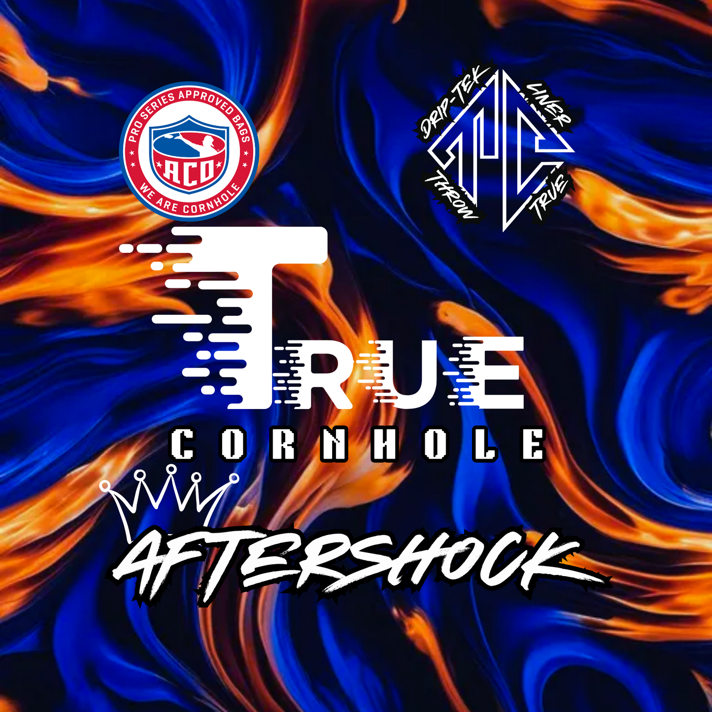 Pro ACO Cornhole bags True Cornhole AFTERSHOCK 5- 6/8 speed