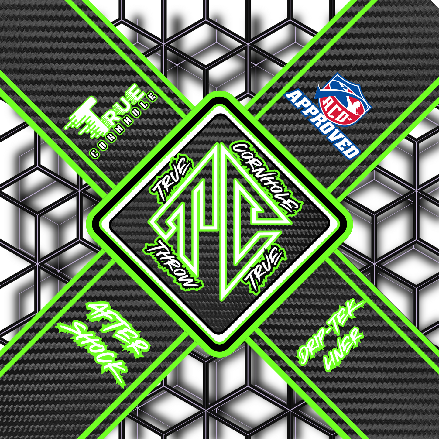 Pro ACO Cornhole bags True Cornhole AFTERSHOCK 5- 6/8 speed