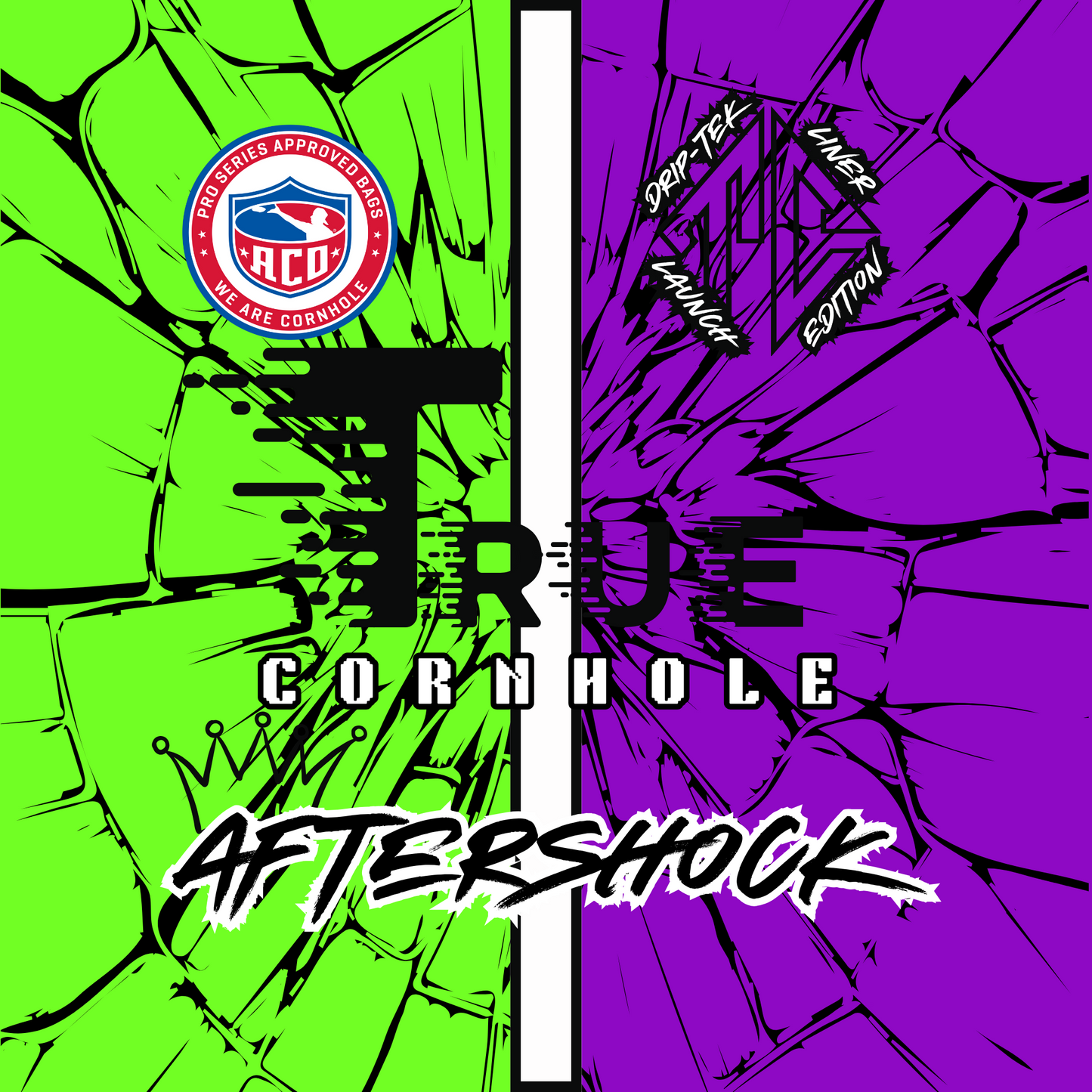 Pro ACO Cornhole bags True Cornhole AFTERSHOCK 5- 6/8 speed