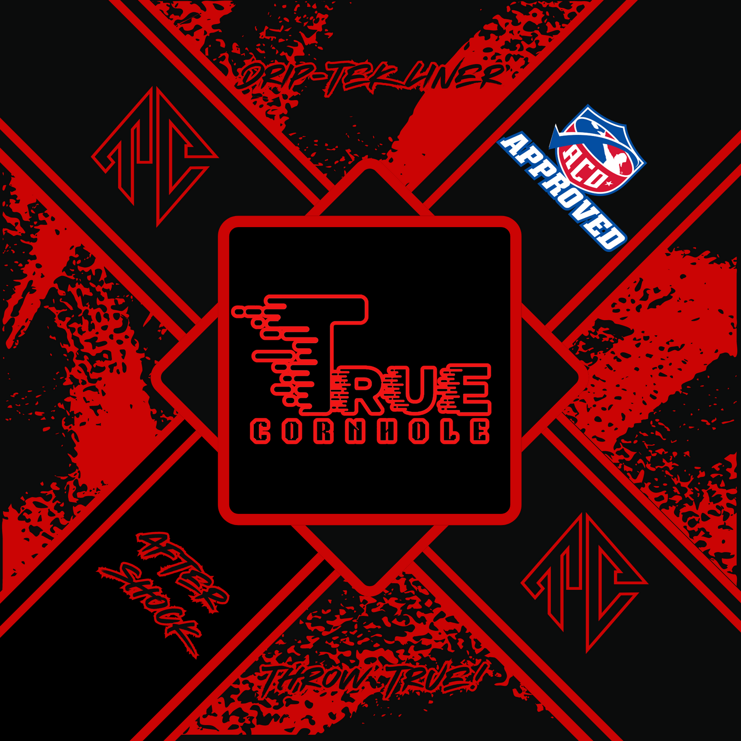 Pro ACO Cornhole bags True Cornhole AFTERSHOCK 5- 6/8 speed