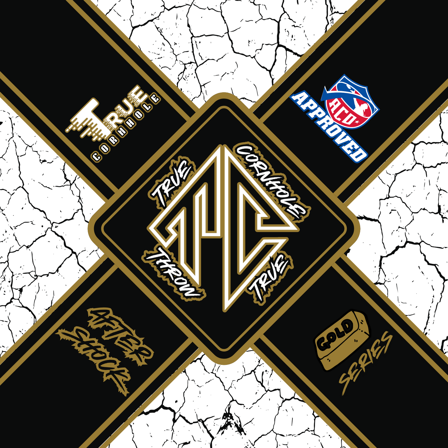 Pro ACO Cornhole bags True Cornhole AFTERSHOCK 5- 6/8 speed