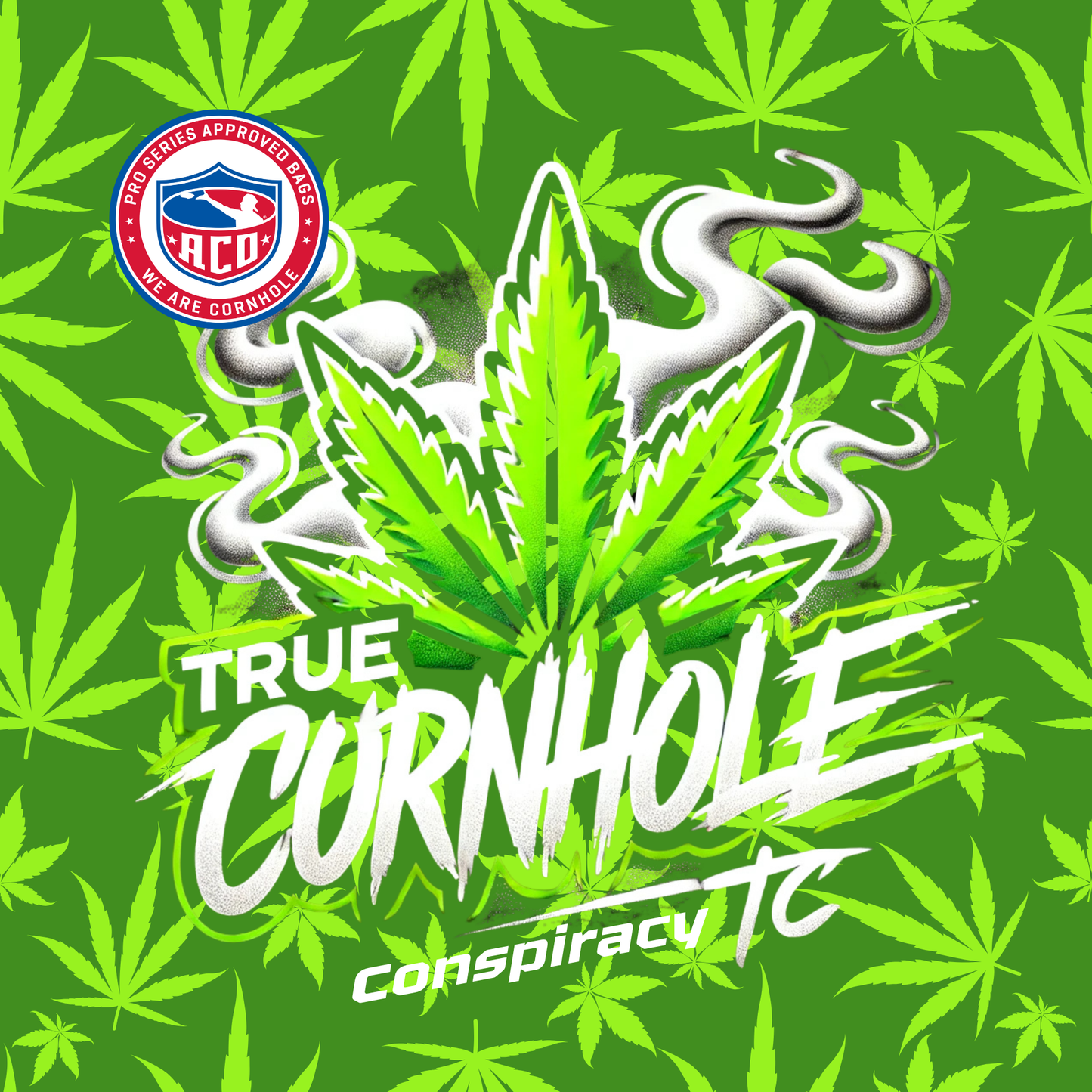 TrueCornhole Conspiracy Collab with Mike's Bags 6/8 speed hybrid Carpet bag