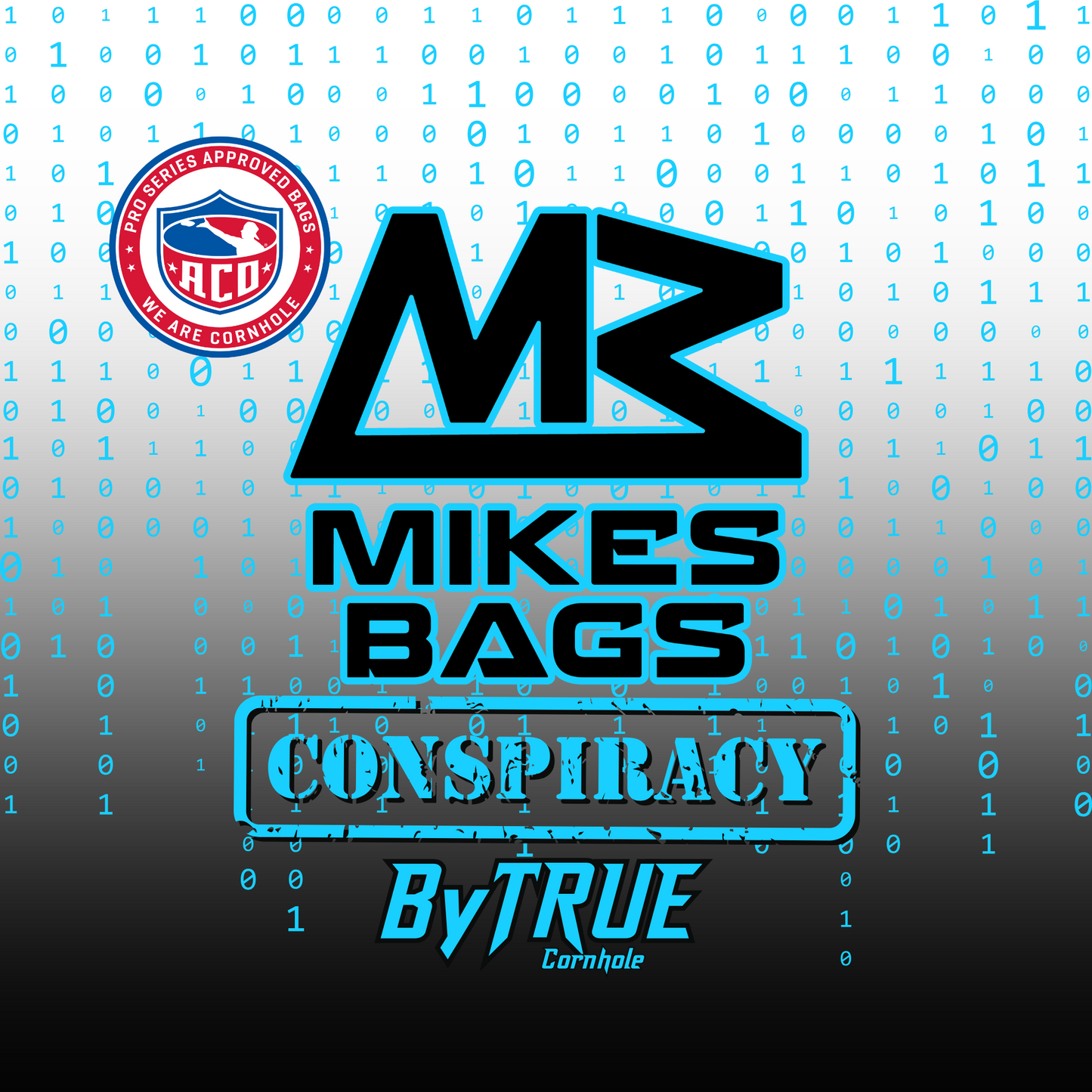 TrueCornhole Conspiracy Collab with Mike's Bags 6/8 speed hybrid Carpet bag