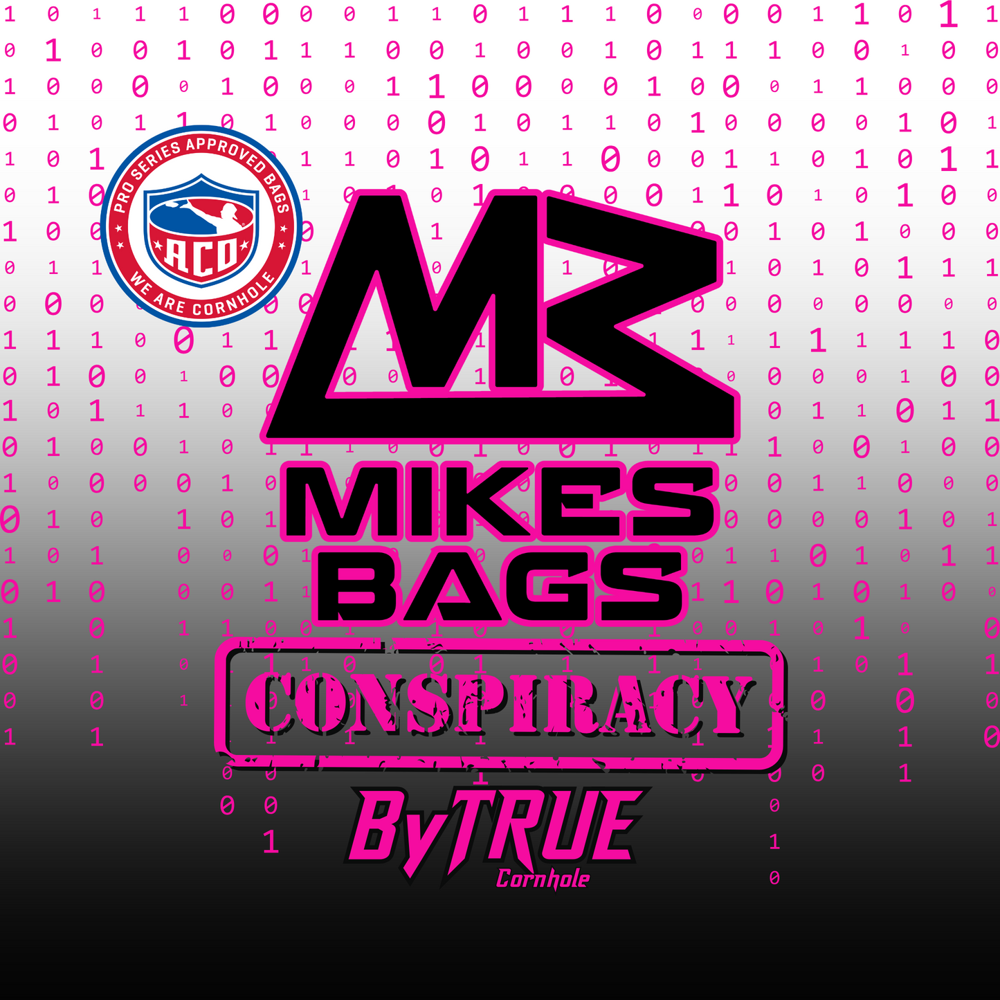 TrueCornhole Conspiracy Collab with Mike's Bags 6/8 speed hybrid Carpet bag