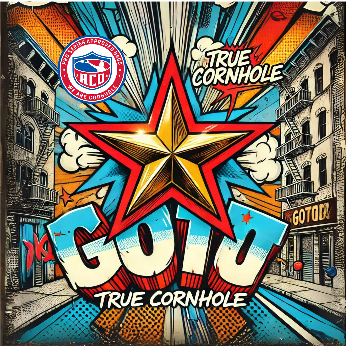 ACO Approved Professional Truecornhole Goto 5-6/9 speed herringbone carpet