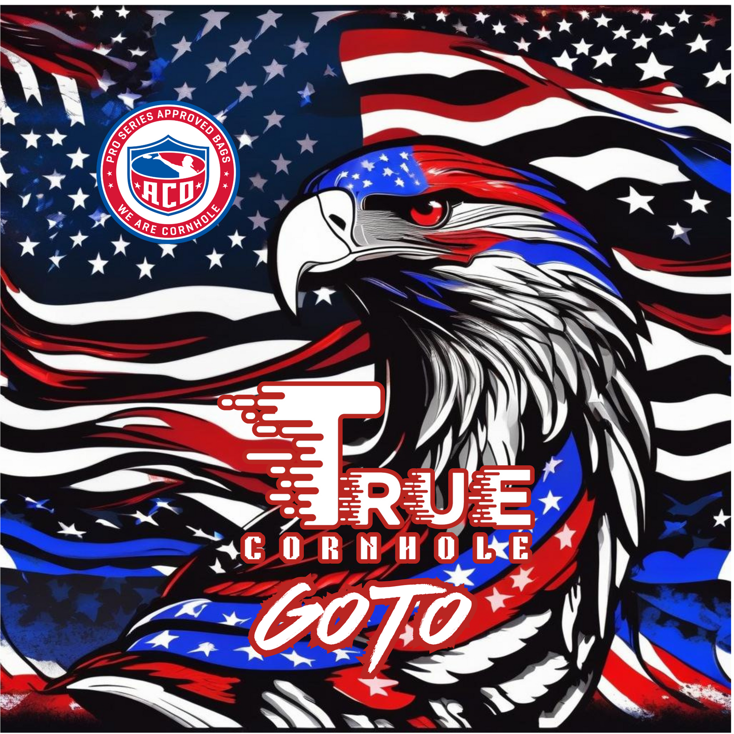 ACO Approved Professional Truecornhole Goto 5-6/9 speed herringbone carpet