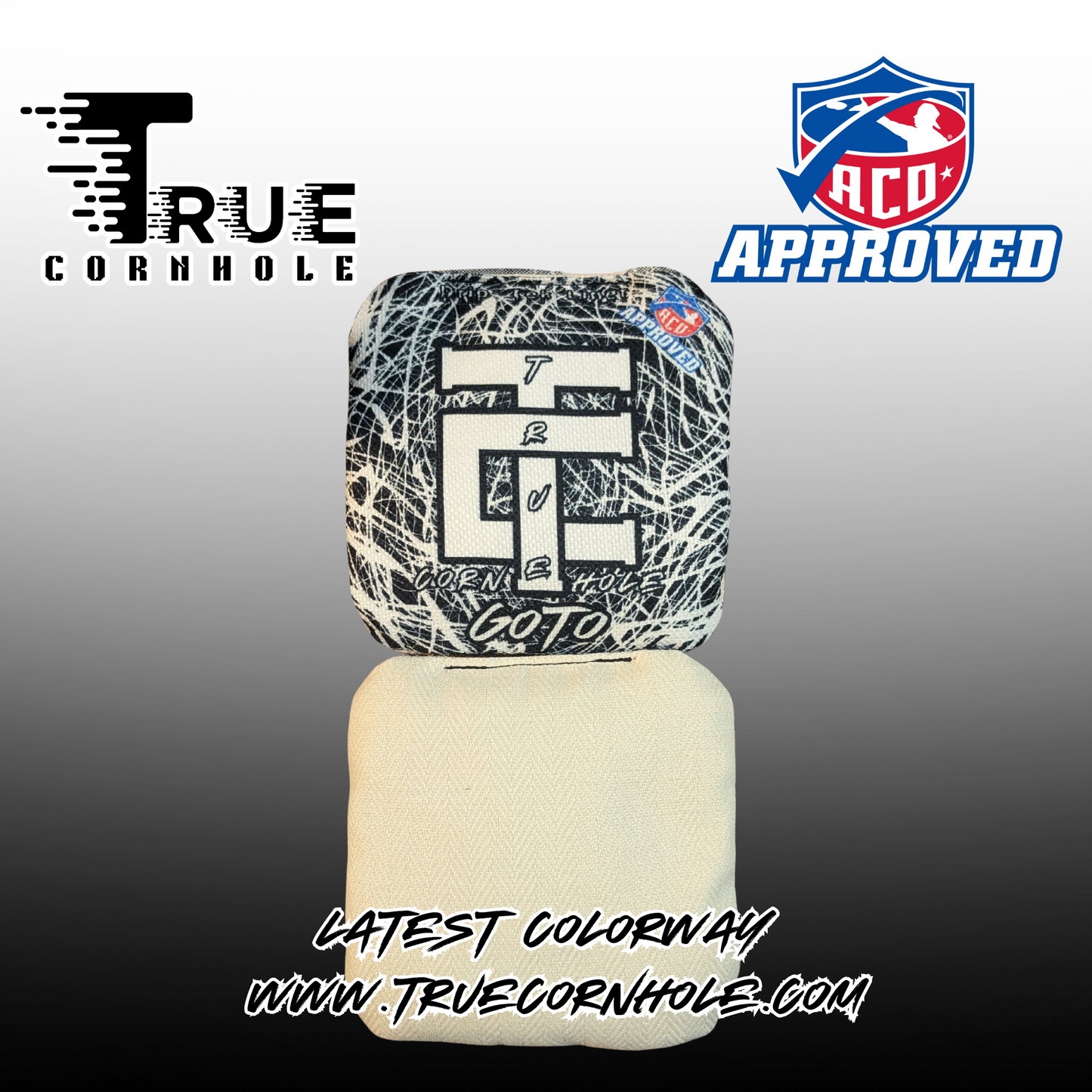 ACO Approved Professional Truecornhole Goto 5-6/9 speed herringbone carpet