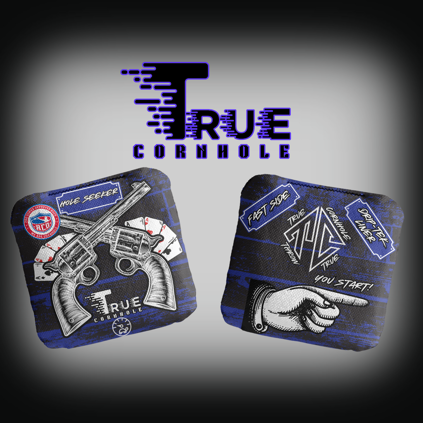 Aco Approved Professional Cornhole Bags Stick and slick 3/6 speed HoleSeeker