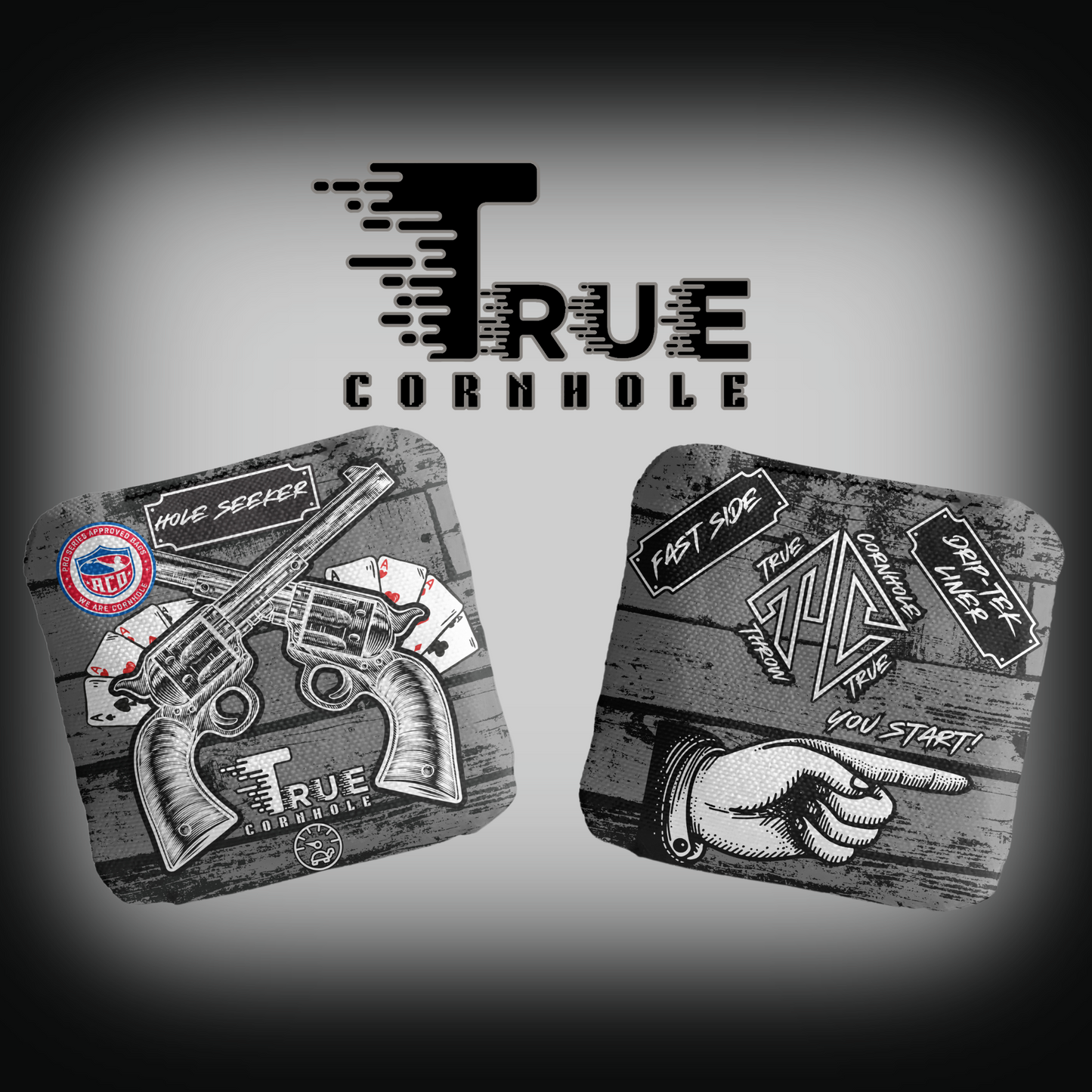 Aco Approved Professional Cornhole Bags Stick and slick 3/6 speed HoleSeeker