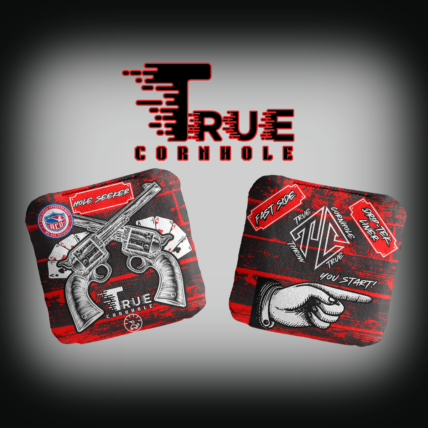 Aco Approved Professional Cornhole Bags Stick and slick 3/6 speed HoleSeeker
