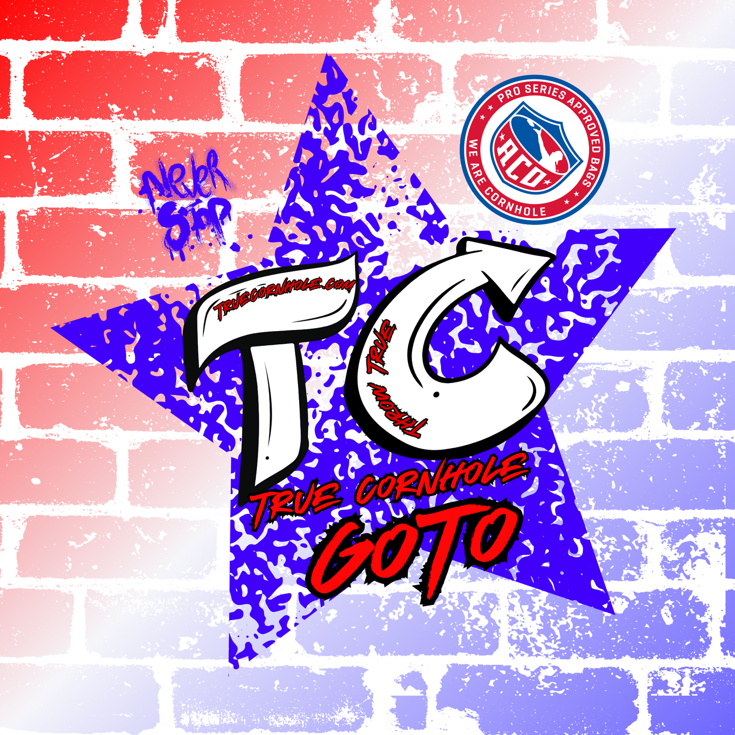 ACO Approved Professional Truecornhole Goto 5-6/9 speed herringbone carpet