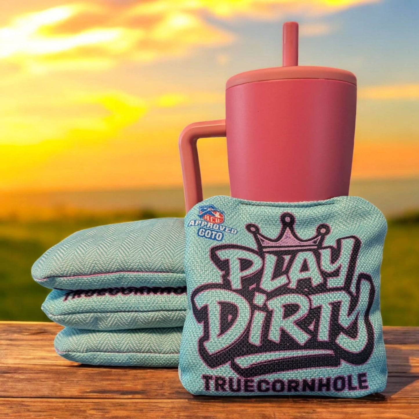 ACO Approved Professional Truecornhole Goto 5-6/9 speed herringbone carpet