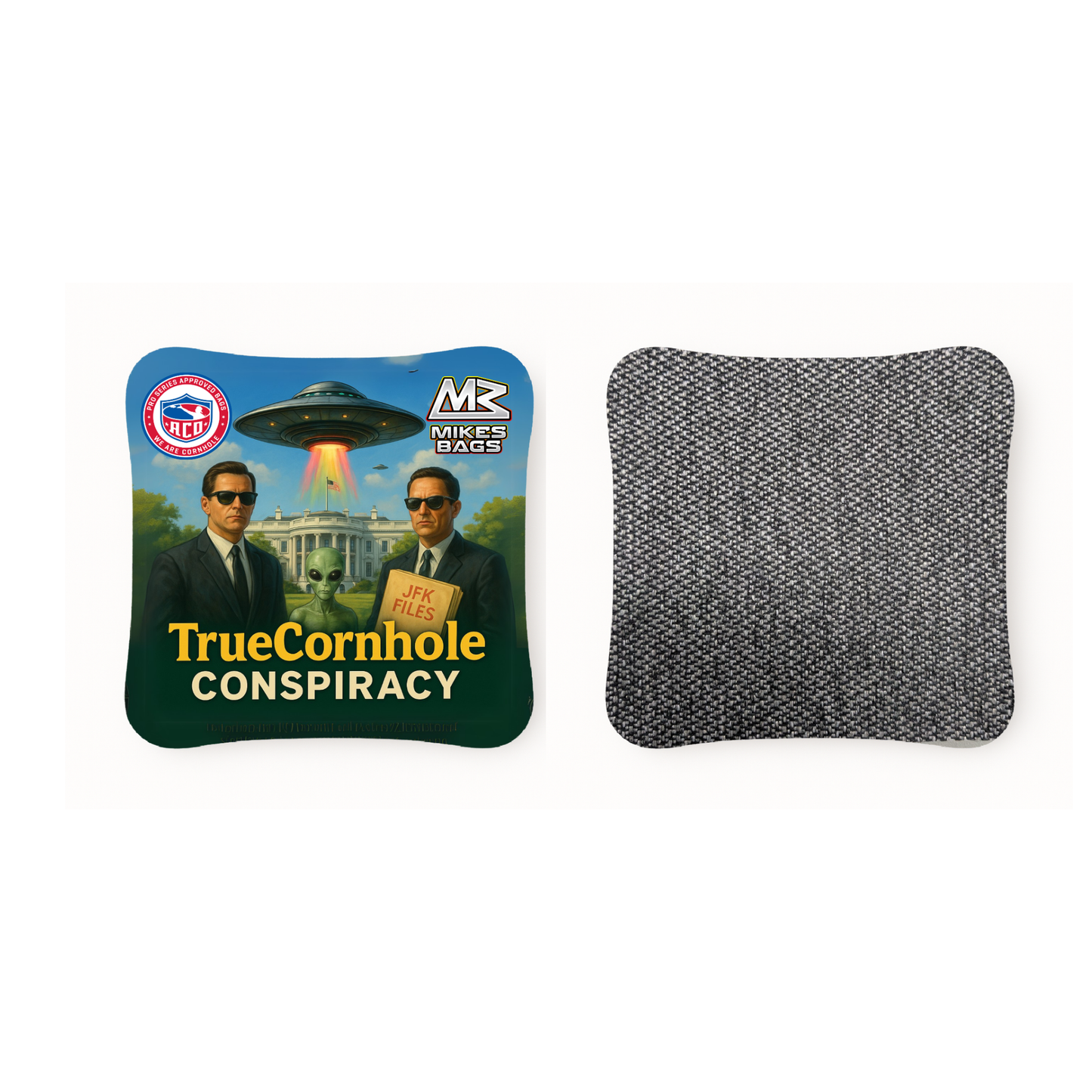 TrueCornhole Conspiracy Collab with Mike's Bags 6/8 speed hybrid Carpet bag