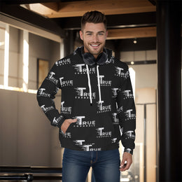 All-Over Print Men's Pullover Hoodie design 1