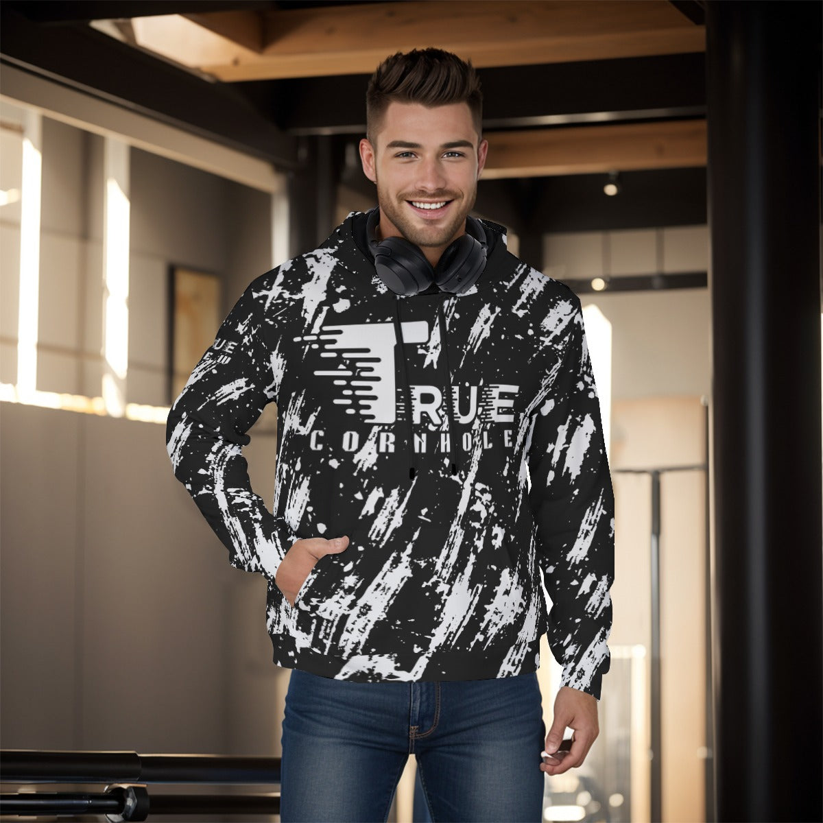 All-Over Print Men's Pullover Hoodie