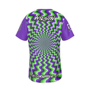 TrueCornhole Purple & Green Jersey image 2