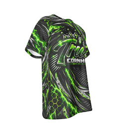 True Cornhole Green Vortex Jersey design 4