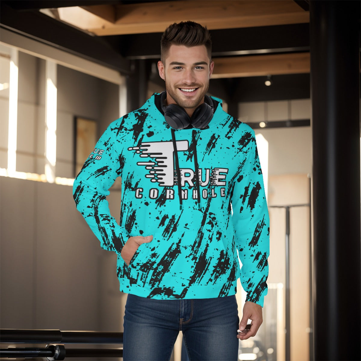 All-Over Print Men's Pullover Hoodie