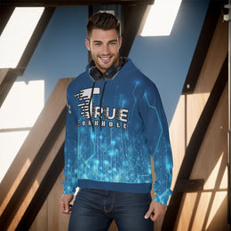 All-Over Print Men's Pullover Hoodie design 3