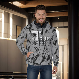 All-Over Print Men's Pullover Hoodie design 1