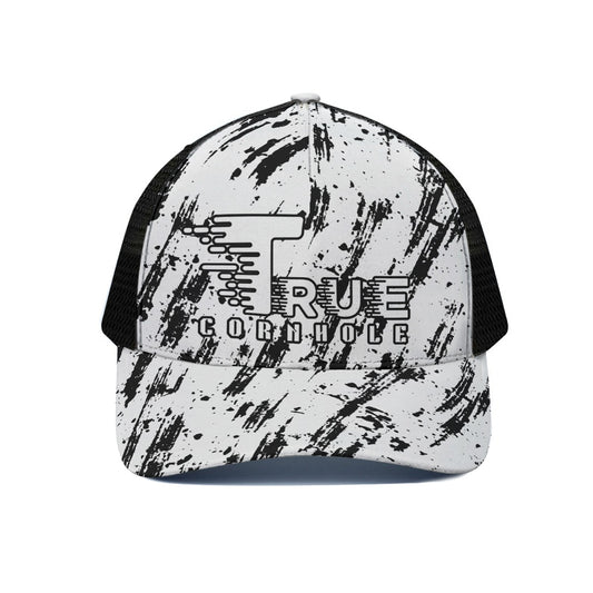 Trucker Hat With Black Half-mesh