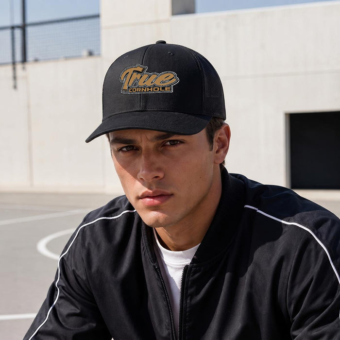 Embroidery Curved Mesh Cap For Golf