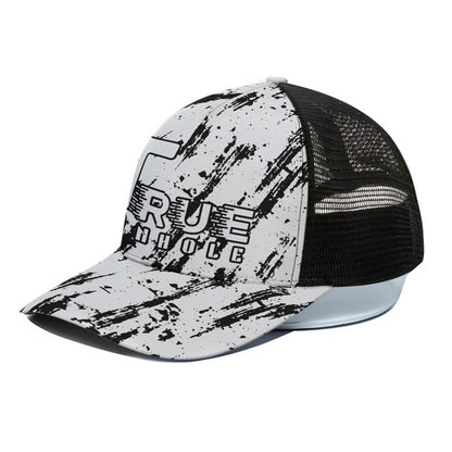 Trucker Hat With Black Half-mesh