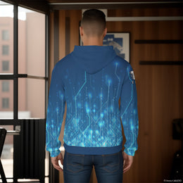 All-Over Print Men's Pullover Hoodie design 4