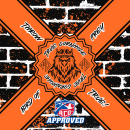 ACO APPROVED TRUE CORNHOLE 4.5/8 HYBRID CARPET BIRD OF PREY design 35