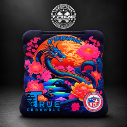 Aftershock dragon lotus Aftershock cornhole bag mockup design 20