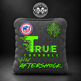 aftershock black carpet front launch edition Aftershock cornhole bag mockup design 33