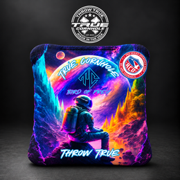 BIRD OF PREY ASTRONAUT Bird of Prey cornhole bag mockup design 13